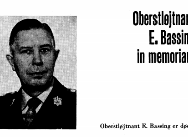 Oberstløjtnant E. Bassing in memoriam
