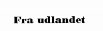 Fra udlandet 1965 - 2