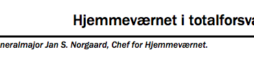 Hjemmeværnet i totalforsvaret