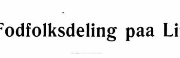 En Fodfolksdeling paa Linie