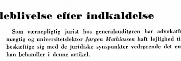 Udeblivelse efter genindkaldelse