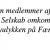 Mindeord om medlemmer af Det krigsvidenskablige Selskab omkommet i forbindelse med flyulykken på Færøerne den 3. august 1996