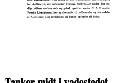 Tanker midt i vadestedet