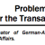 Problems and Prospects  for the Transatlantic Relations
