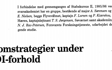Atomstrategier under SDI-forhold