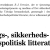 Udenrigs-, sikkerheds- og forsvarspolitisk litteratur 1988