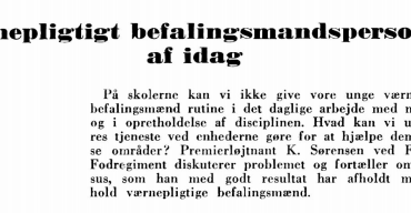 Nye veje for den taktiske efterretningstjeneste