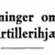 Nogle Bemærkninger om Paakaldelse af Artillerihjælp