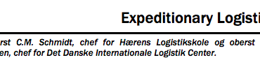 Expeditionary Logistics