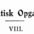 Taktisk Opgave VIII
