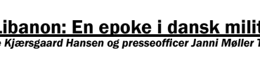 Libanon: En epoke i dansk militærhistorie